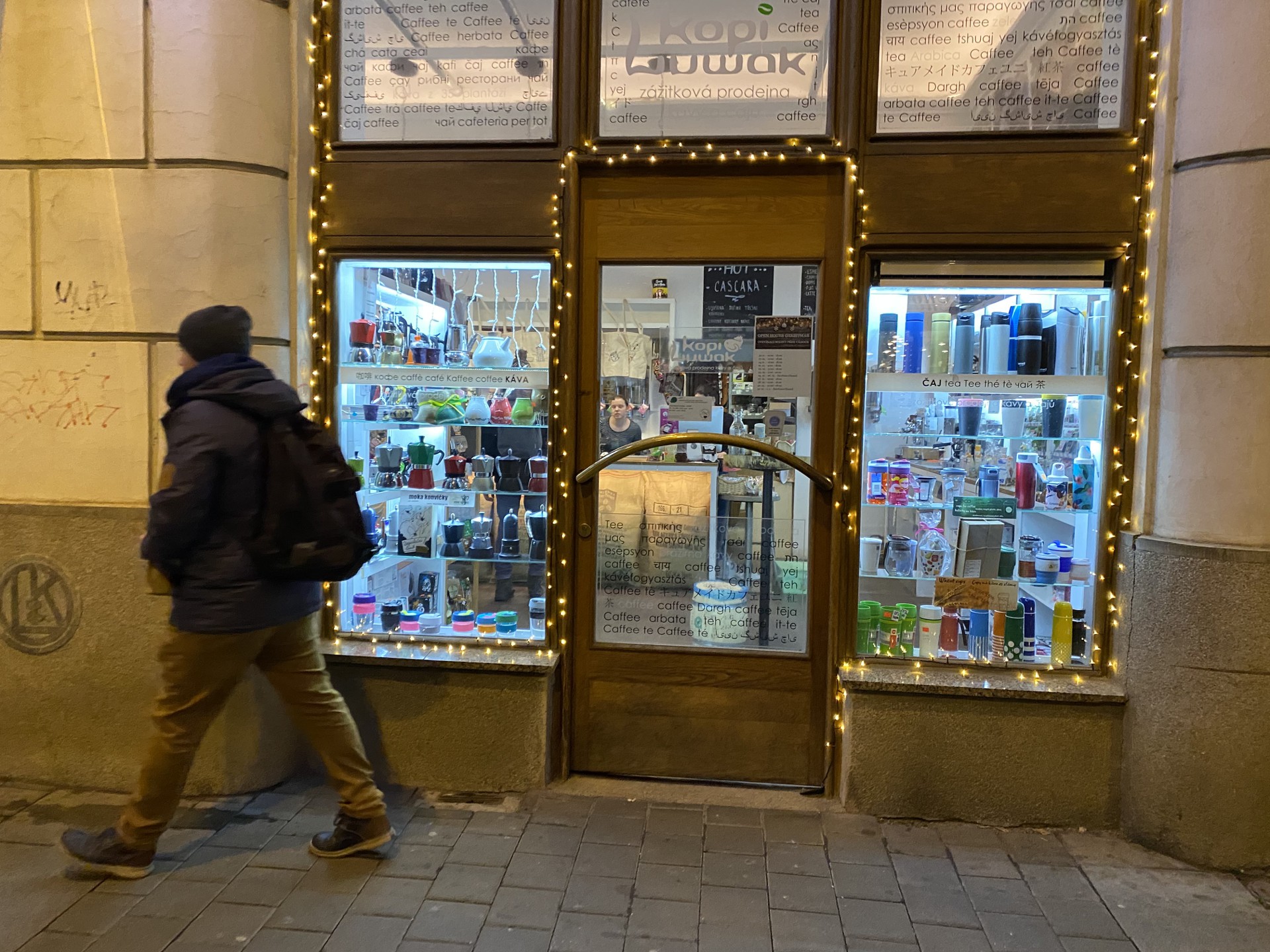 Prodejna kávy a čajů Kopi Luwak