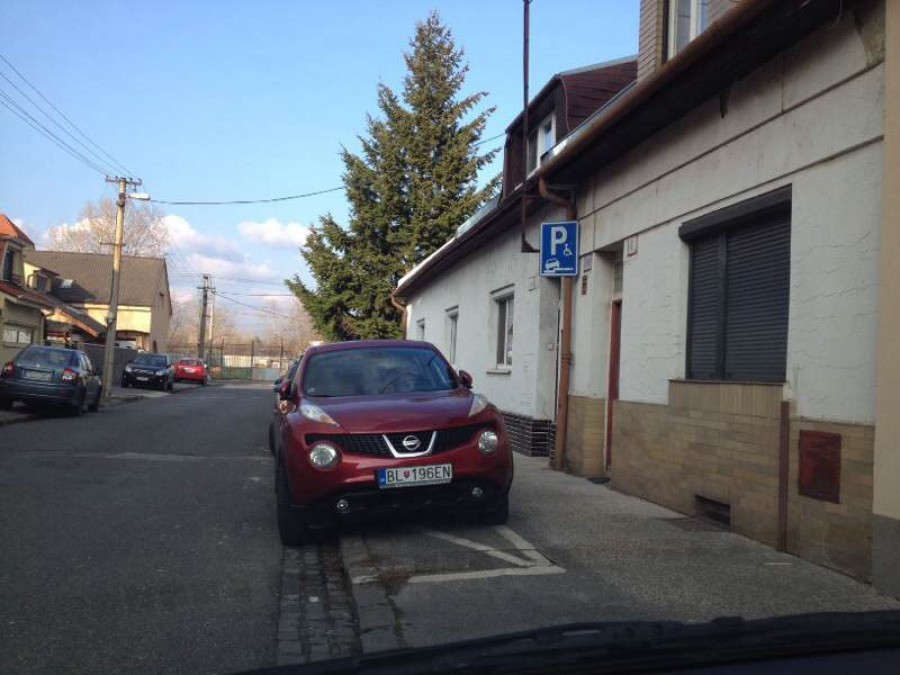 Vozičkárske parkovacie miesto