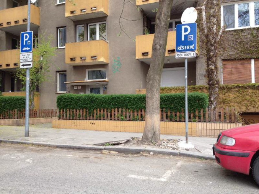 Vozičkárske parkovacie miesto