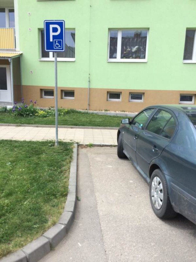 Vozičkárske parkovacie miesto