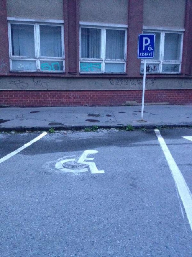Vozičkárske parkovacie miesto