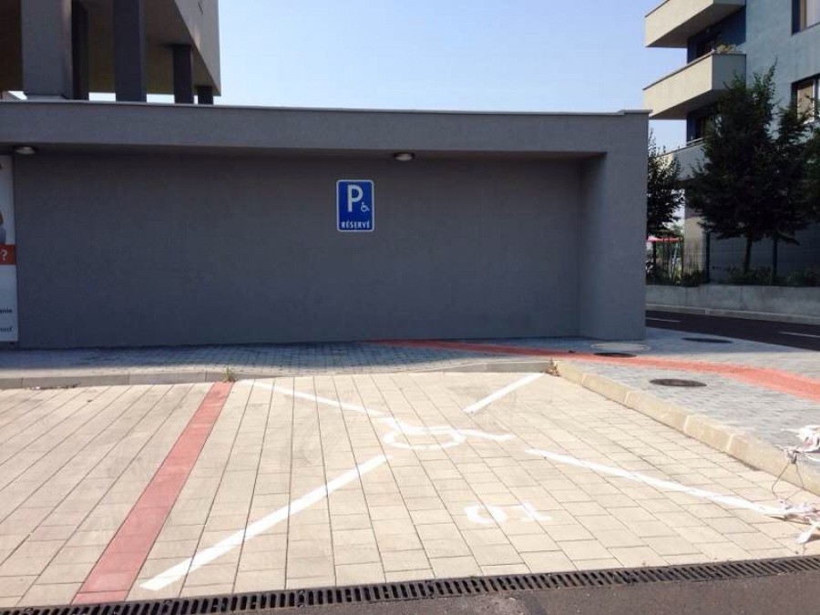 Vozičkárske parkovacie miesto