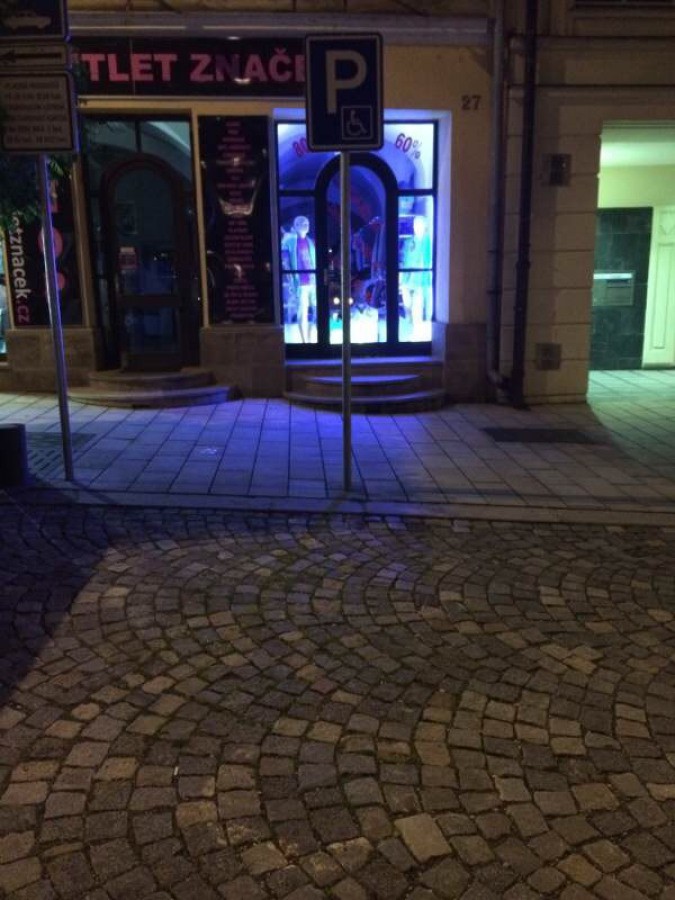 Vozičkárske parkovacie miesto