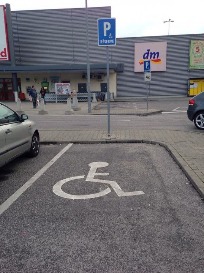 Vozičkárske parkovacie miesto