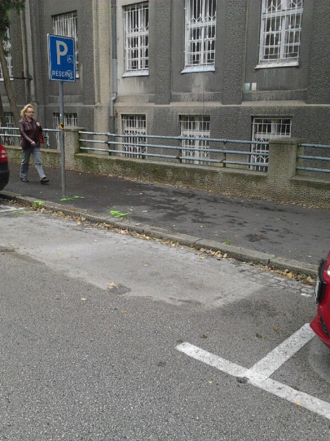 Vozičkárske parkovacie miesto