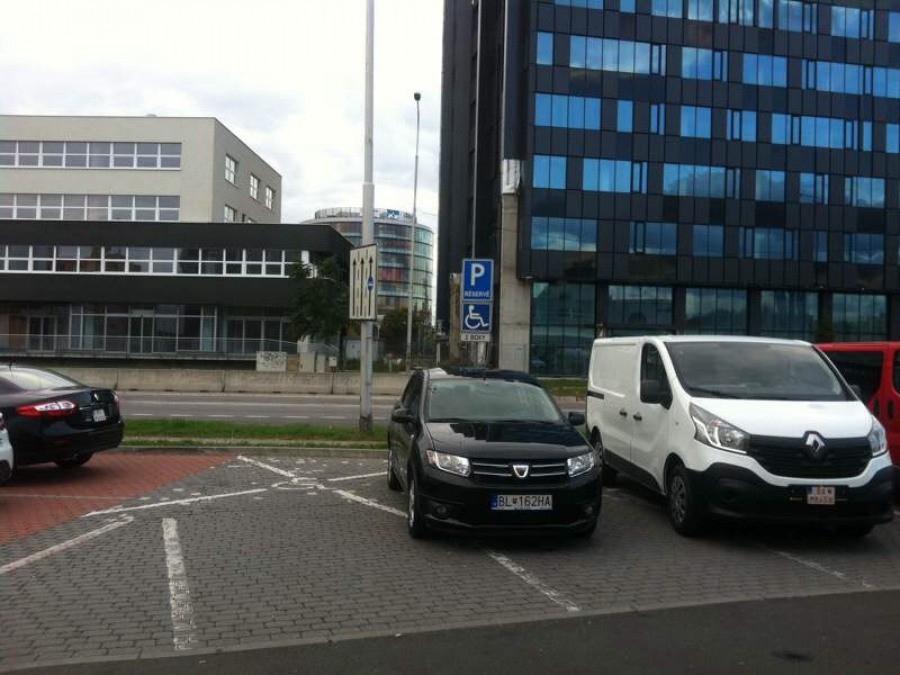 Vozičkárske parkovacie miesto