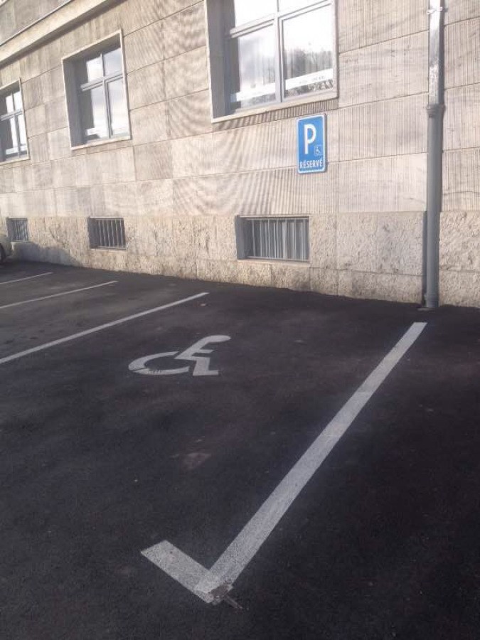 Vozičkárske parkovacie miesto