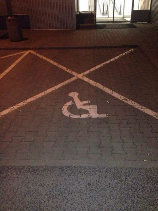 Vozičkárske parkovacie miesto