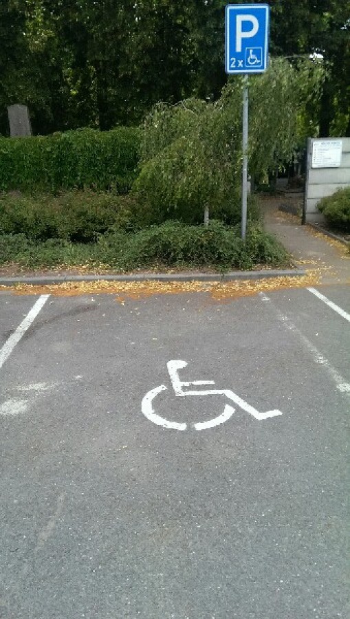 Vozičkárske parkovacie miesto