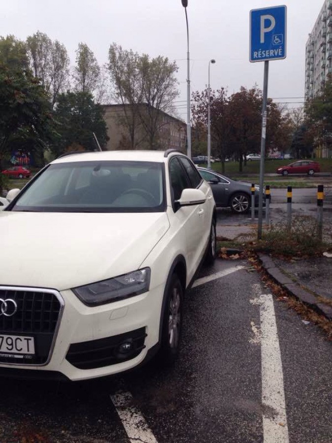 Vozičkárske parkovacie miesto