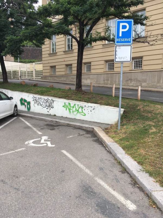 Vozičkárske parkovacie miesto