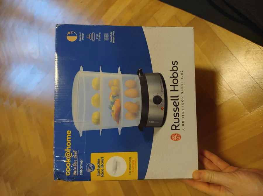 Russell Hobbs cook and home steamer