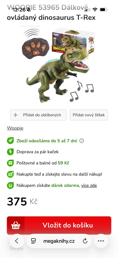Dárek k Vánocům