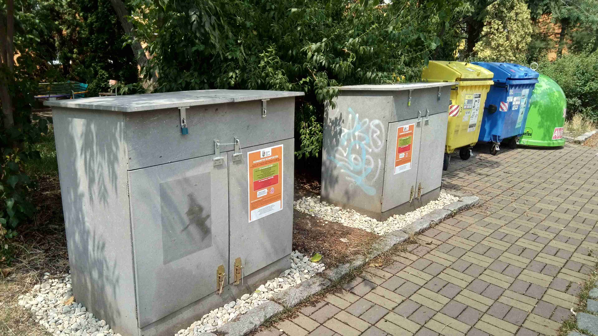 Komunitní kompostér Nučická