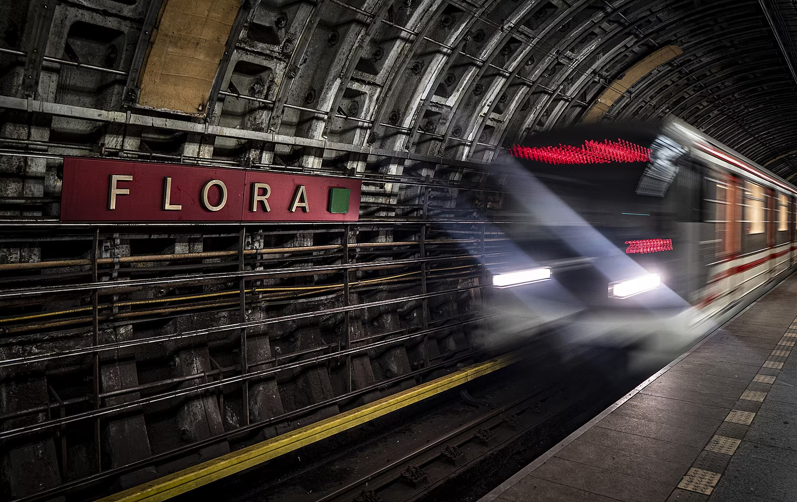 Rekonstrukce stanice metra Flora