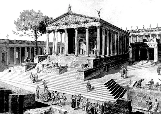 Temple of Cybele or Temple of Magna Mater